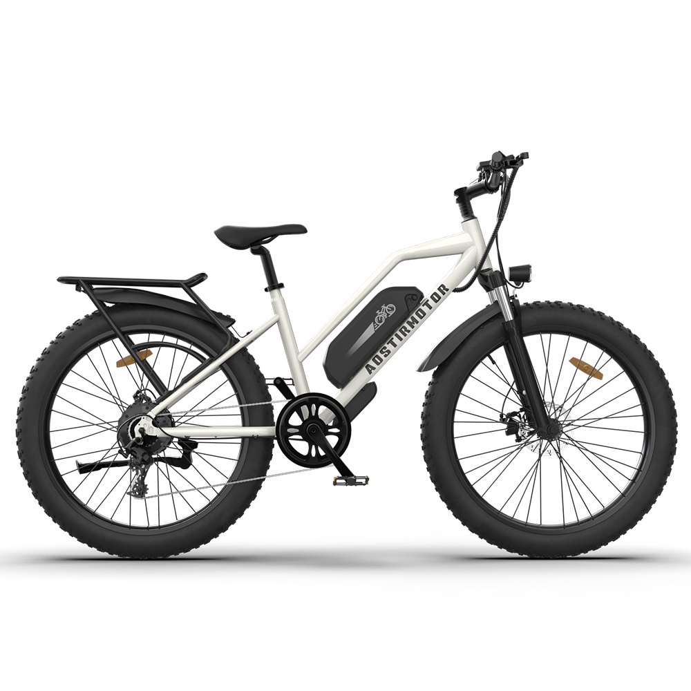 13Ah 80km Maximum 750W Motor power 7-speed Original  Mountain E Bike 26X4 Inch Tire Folding Electric City Bike Aostirmotor S07-G