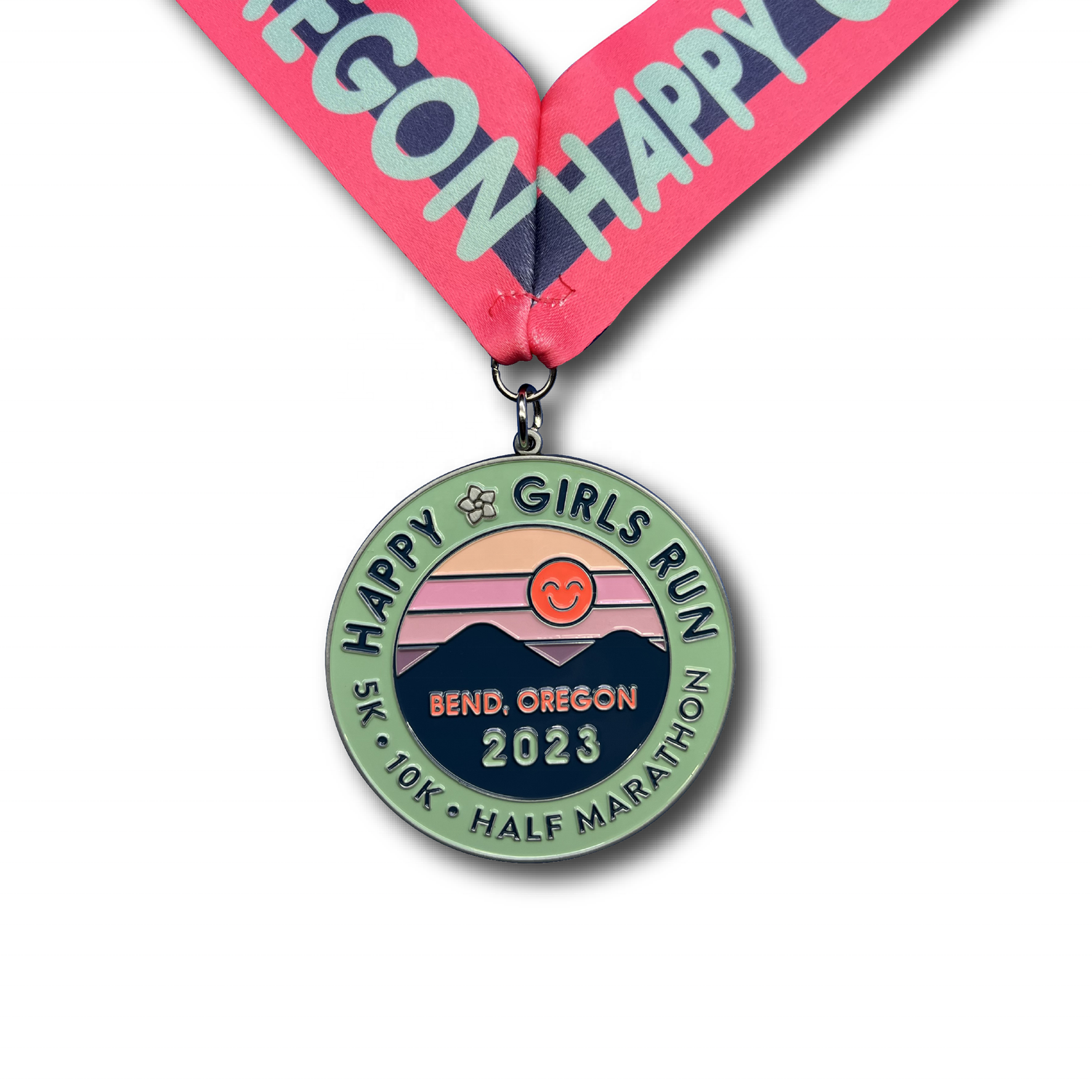 Manufacturer Custom Affordable Metal  Medals China Hard Soft Enamel Competition  Activities Metal Medals With Customized Lanyard