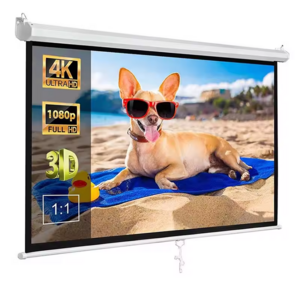 Alr Frame Projector screen Electric Projection Screen 4K Tubular Motor Projector Screen With Remote Control