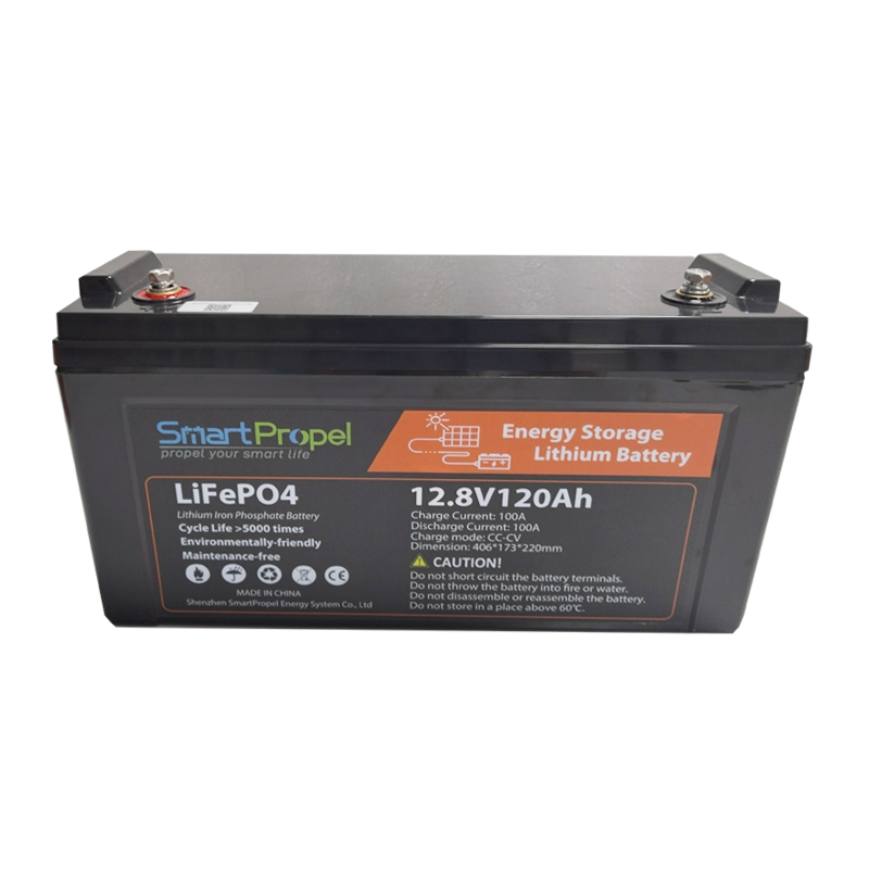 Long Life Rechargeable 12v 120ah Deep Cycle Lifepo4 Battery For Rv Camping Car Motorhome Caravan Battery