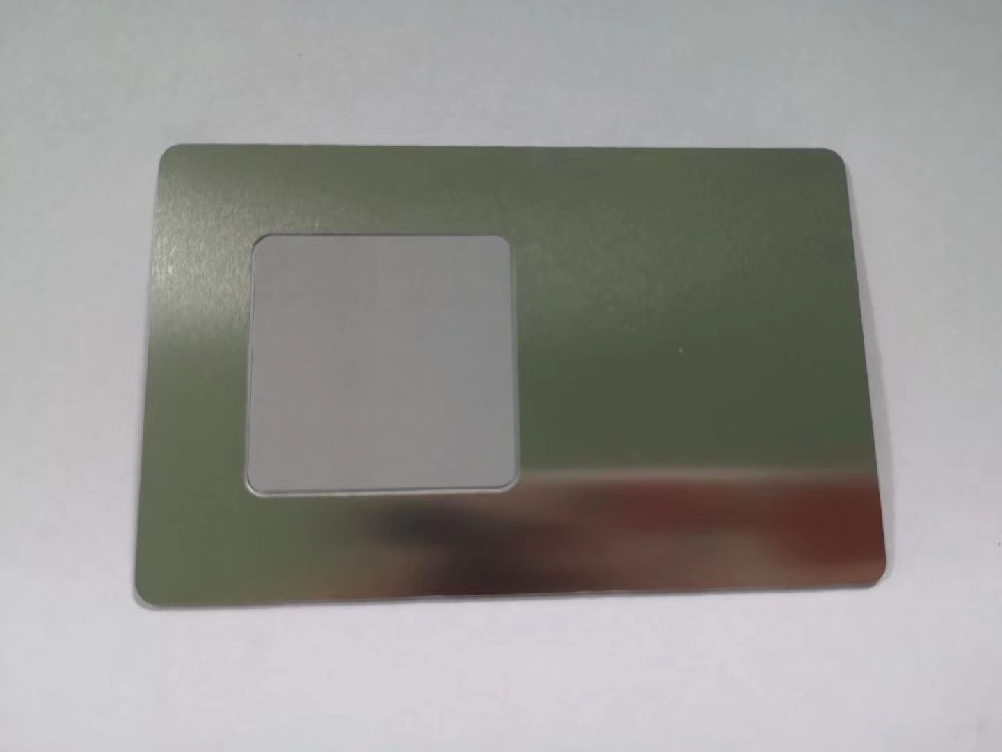 2023 Hot Selling Laser Engraving nfc213 black Matte hybrid empty metal blank 144bytes nfc stainless steel card