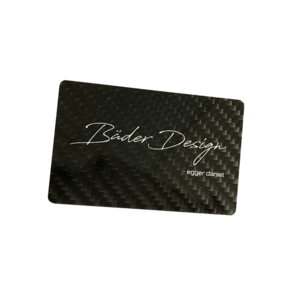 Custom Logo Printing Black NFC Carbon Fiber Business Playing Cards