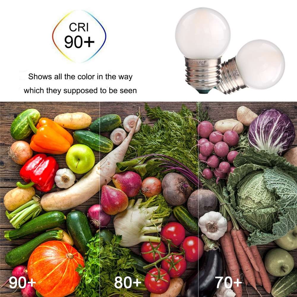 G40 Frosted Glass globe LED Filament Bulbs 1W 2700K 6000K E26 E27 LED BulbLight for outdoor backyard drop light Decoration