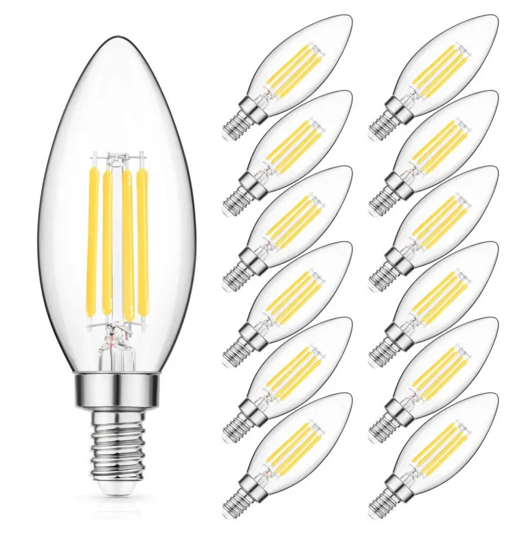 Custom Good Performance E12 Retro Solar Led Tungsten Filament Bulb Lamp Hot Sale Filament Lamp Bulb