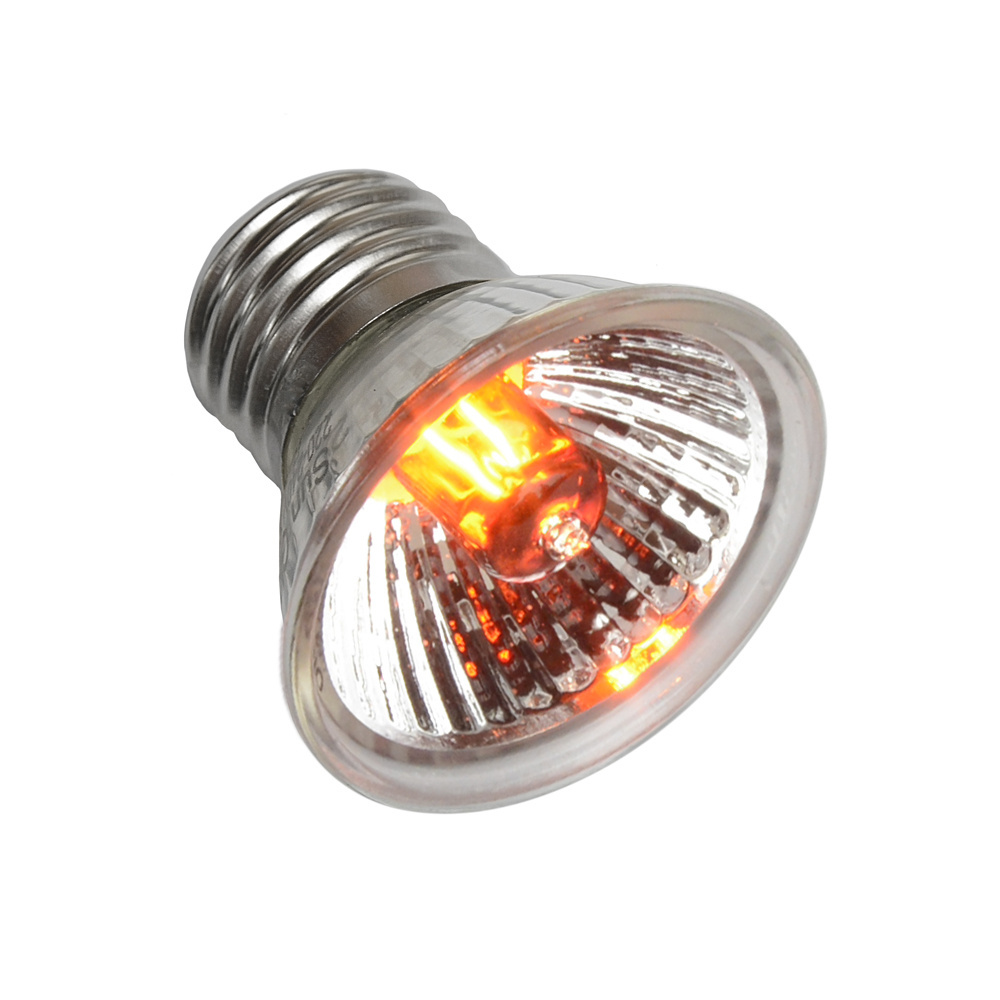 Reptile Heating Assembly Halogen Lamp Heating Lamp For Climbing Pets 25W 50W 75W Halogen Bulb