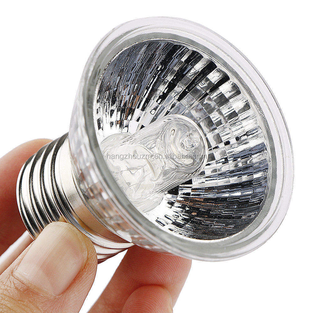 Reptile Heating Assembly Halogen Lamp Heating Lamp For Climbing Pets 25W 50W 75W Halogen Bulb