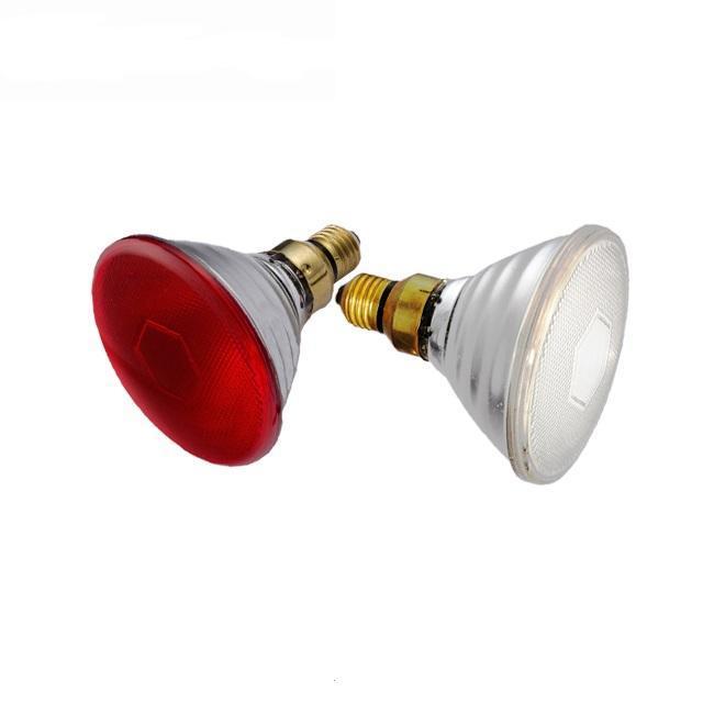 Good Prices Red Clear 100W/150W/175W Infrared Heating Bulb E27 Glass Infrared Heat Lamp