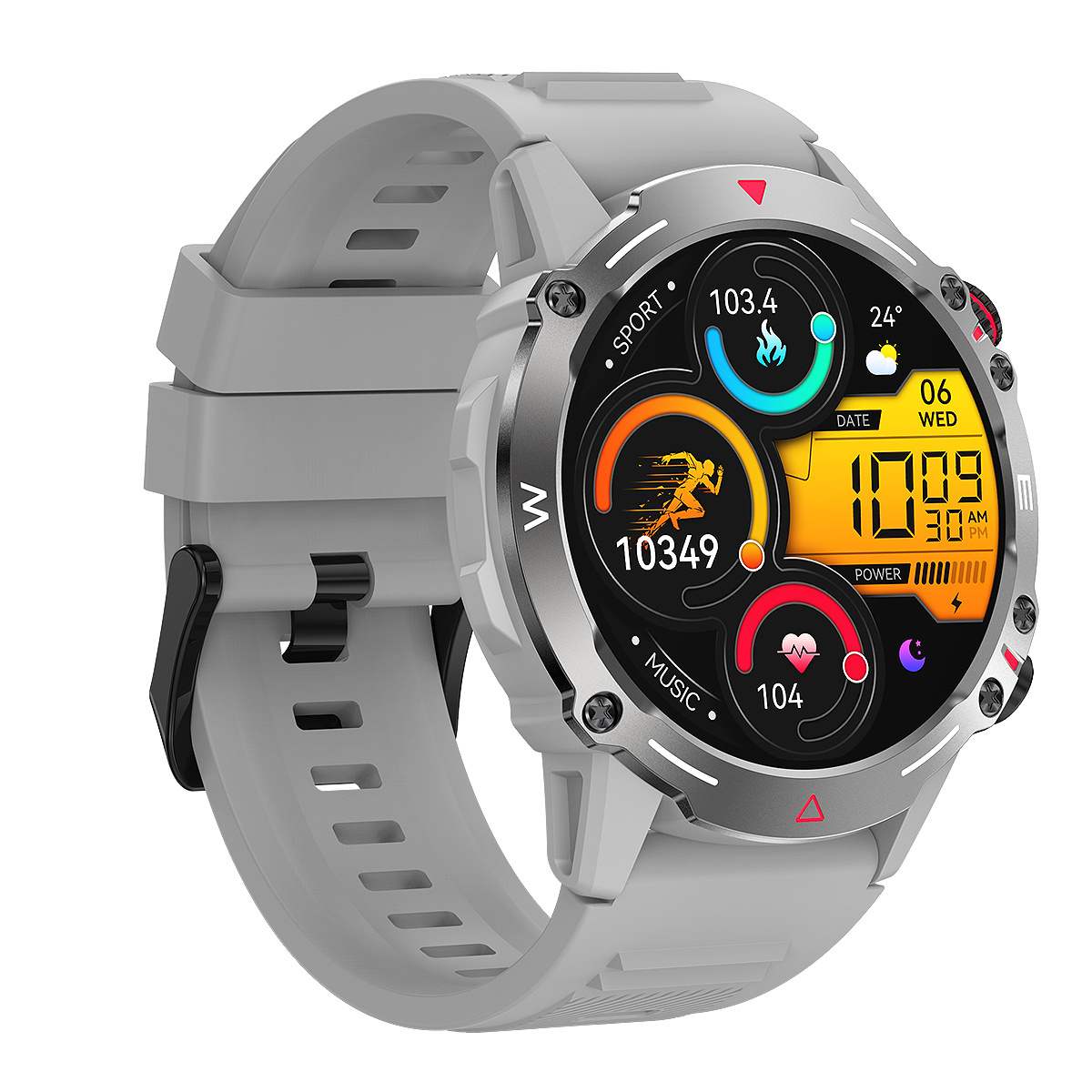 High Quality IP68 Waterproof Watch For Men Fashion Sport Smart Watch Touch Screen  Digital Smart Watches