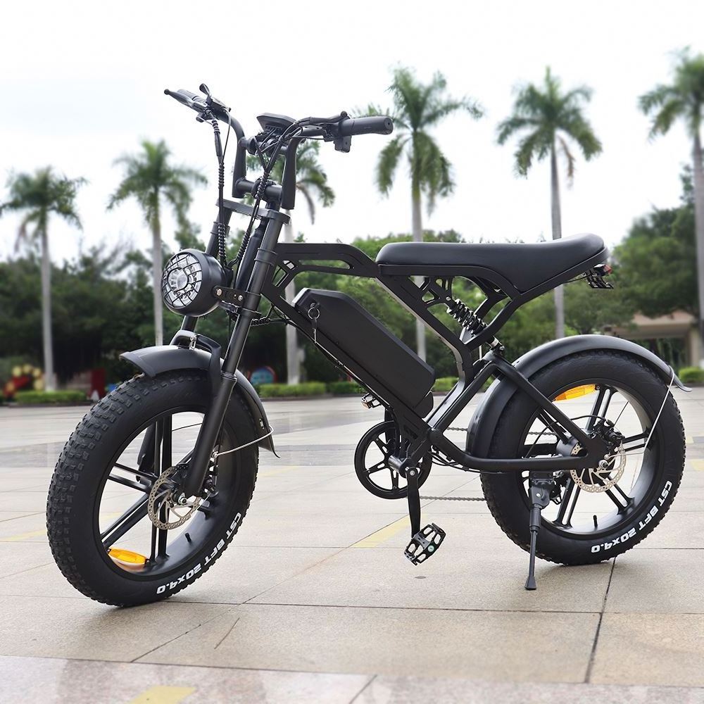 Eu Warehouse Electric Hybrid Bike Cheap Mini Electric Bike Fat Tire Mountain Bicycle 750w Electric Bike Steel Customized Logo