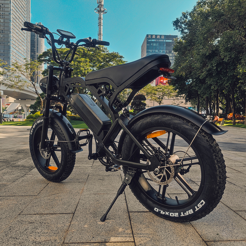 EU USA Warehouse Ready Stock V20 Electric Bike 1000w 20inch Fat Tire E-bike 250w 25km/h ebike Electric Bicycle Adult Fatbike