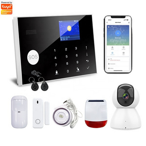 OEM ODM RFID APP Indoor Anti Theft Smart Intruder Wireless House Security Tuya Burglar Wifi 4g GSM Home Alarm System Kit