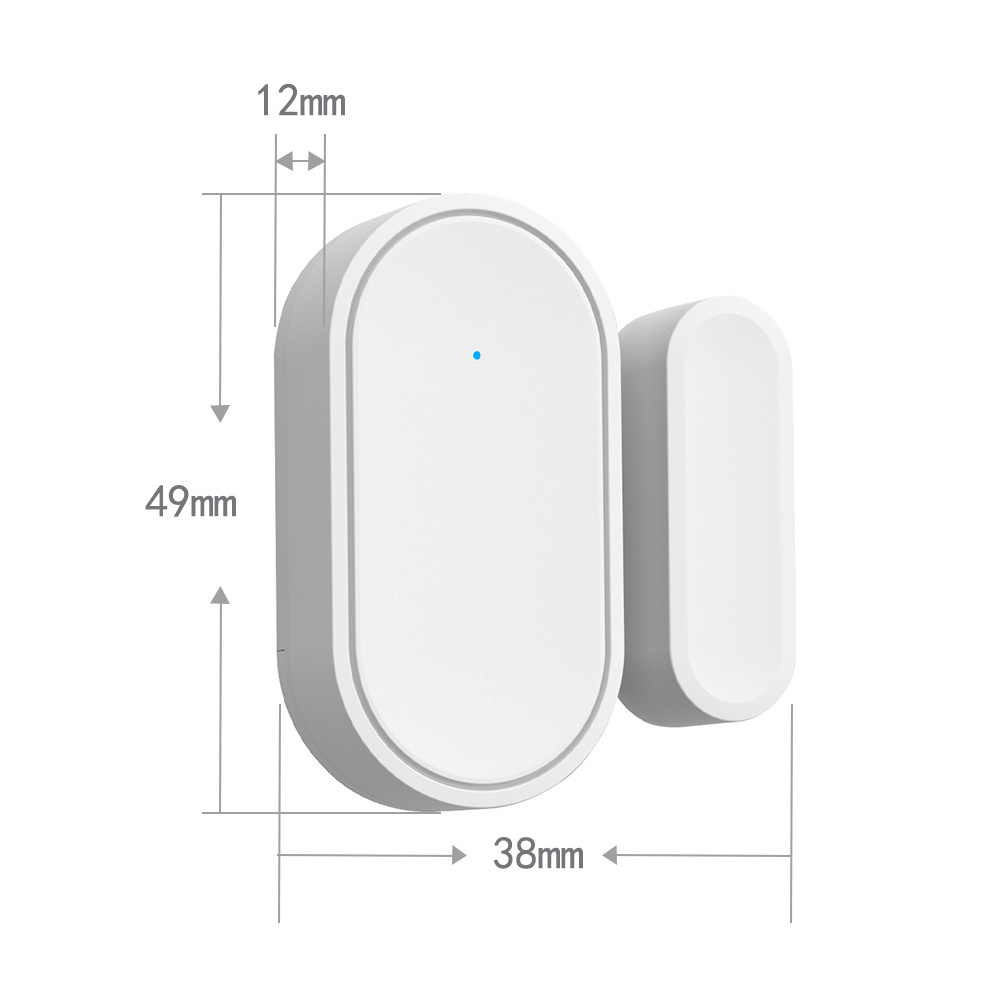 Open and Close Reminder Tuya 433mhz Smart Door Sensor for Home