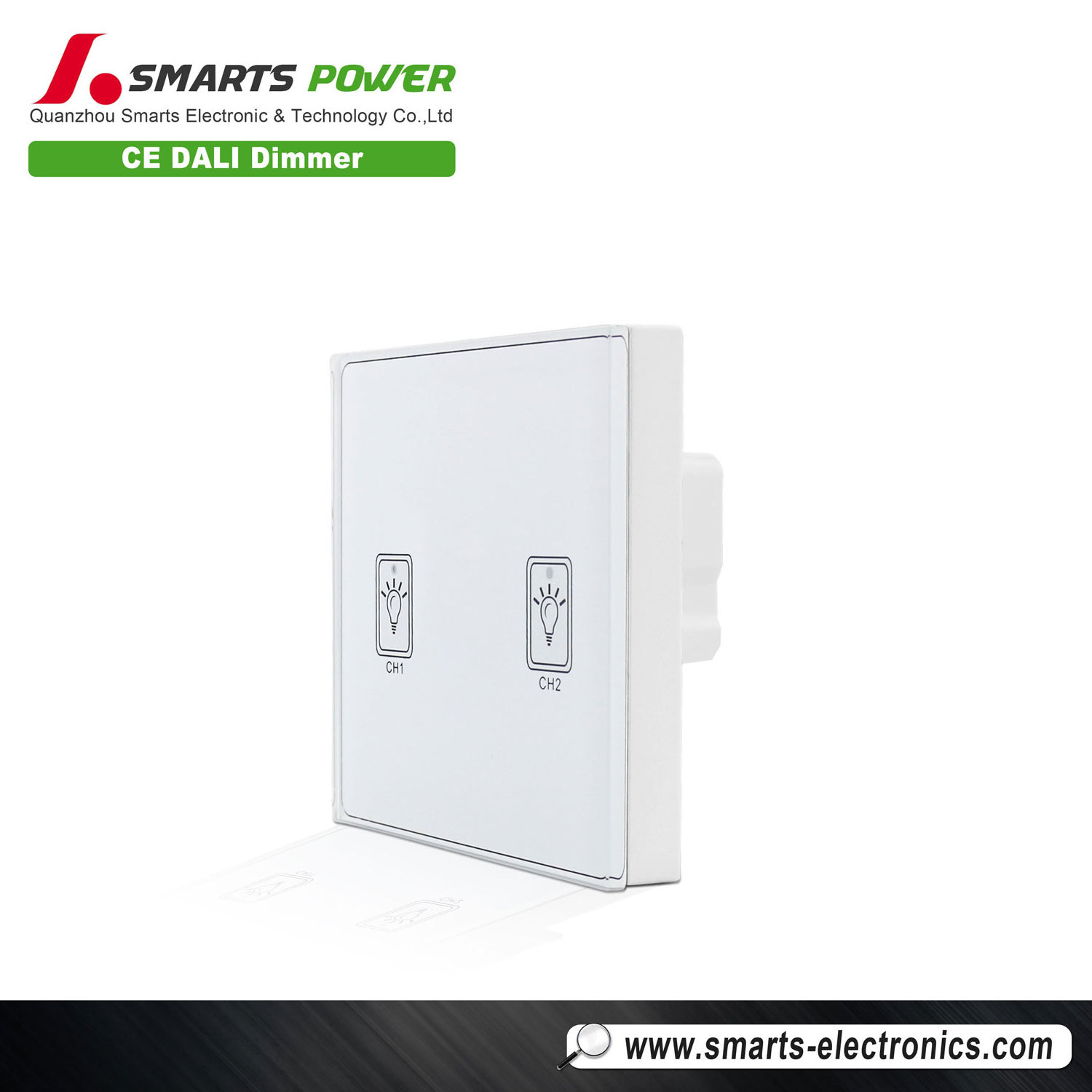 led light touch wall switch with rohs ce dali dimmer 220v