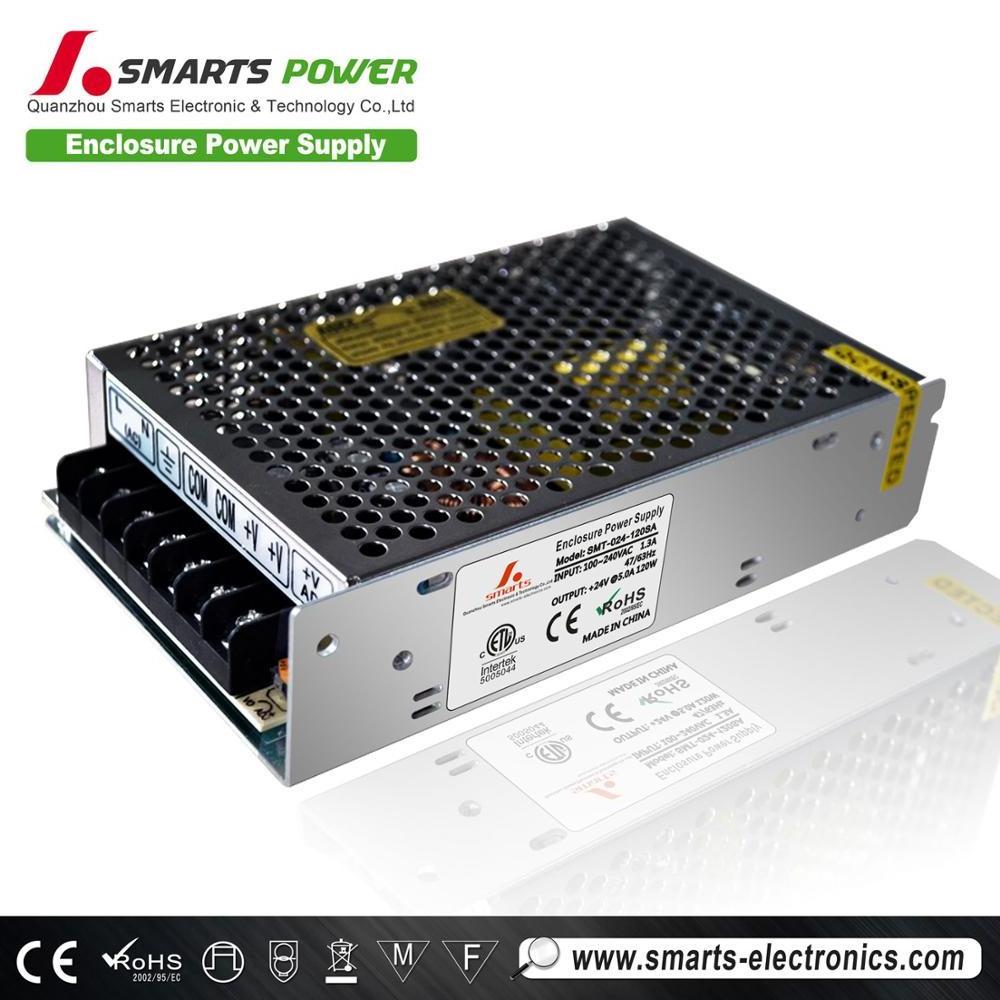 Single Output transformer 24v Power Supply Single Output 24 Volt 5 Amp 120 Watt for led light bulbs