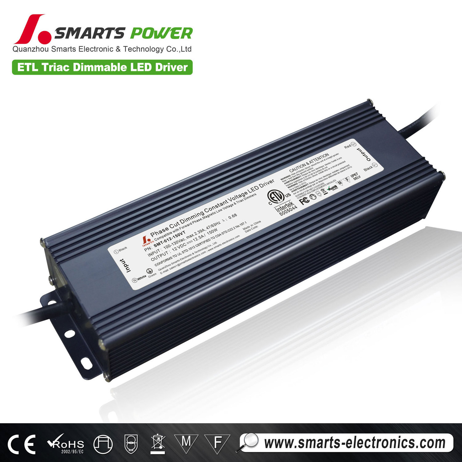 best selling intertek ip67 water proof led driver 120w 12v dimmable