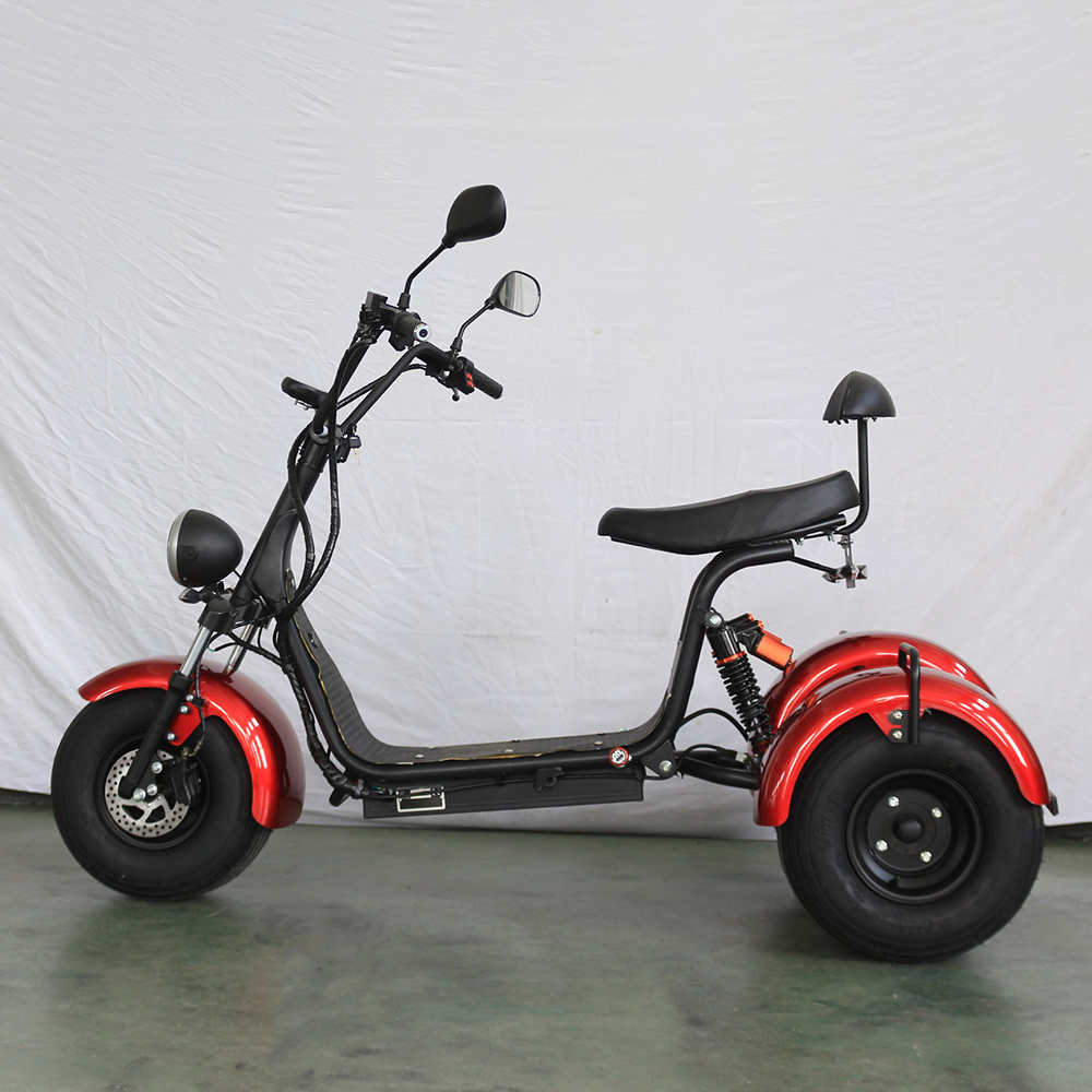 Wholesale 1000w dirt scooter citycoco electric scooter fat tire 2000w 60v 3 wheel electric citycoco scooter