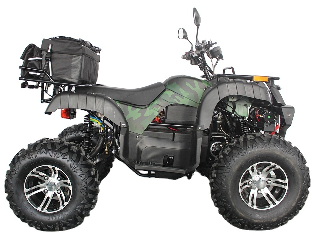 4000W 72V Electric Cargo ATV 4X4 Adult 3000W Shaft Drive Quad Bike Cargo ATV