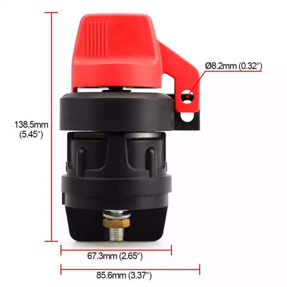 12V 300A Battery Isolator Cut Off Switch Disconnect Battery Switch 75920