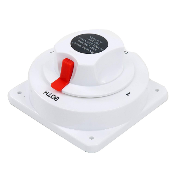 12V 48V Dual Battery Selector Switch Disconnect Power Cut Off On for Marine Boat