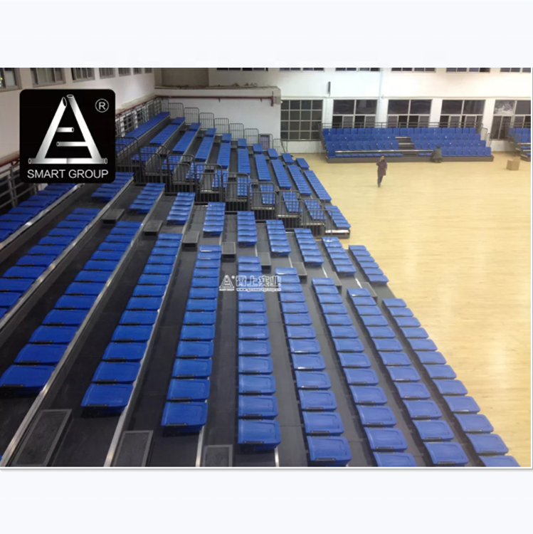 Basketball Stadium Retractable Bleacher Factory Price Telescopic Gym Bleachers Seating