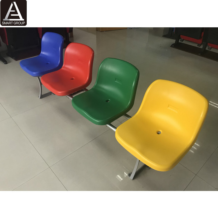 Hot Sale Football Stadium Seat Direct Manufacturer Plastic Bucket Chairs HDPE  Fixed Plastic Stadium Seating