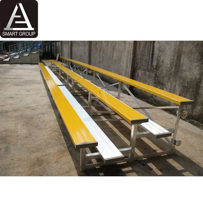 Aluminium school bench sports grandstand used portable bleachers for sale