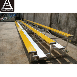 Aluminium school bench sports grandstand used portable bleachers for sale