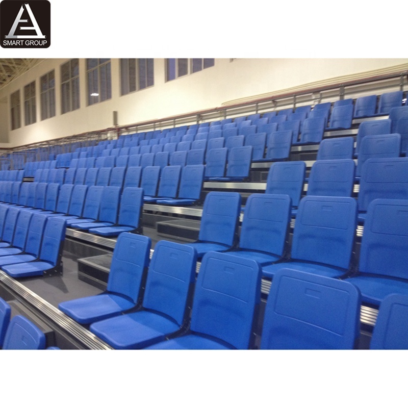 Basketball Stadium Retractable Bleacher Factory Price Telescopic Gym Bleachers Seating