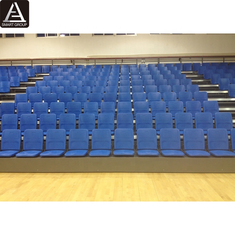 Basketball Stadium Retractable Bleacher Factory Price Telescopic Gym Bleachers Seating