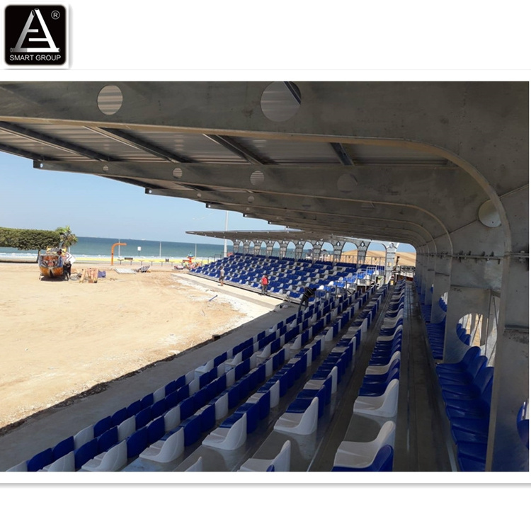 Customize size High Standard Steel Grandstand Metal Bleachers