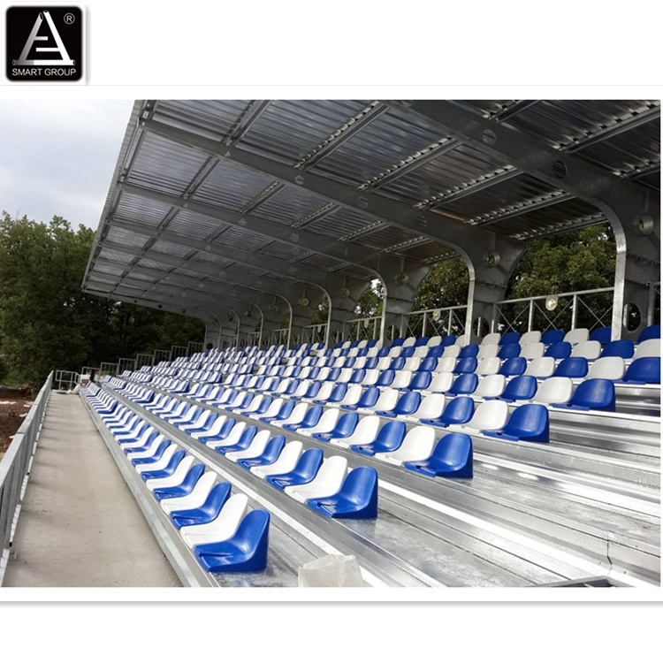 Customize size High Standard Steel Grandstand Metal Bleachers