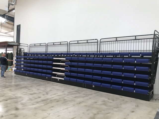 Best-selling indoor removable bleachers plastic retractable stadium seats used folding bleachers