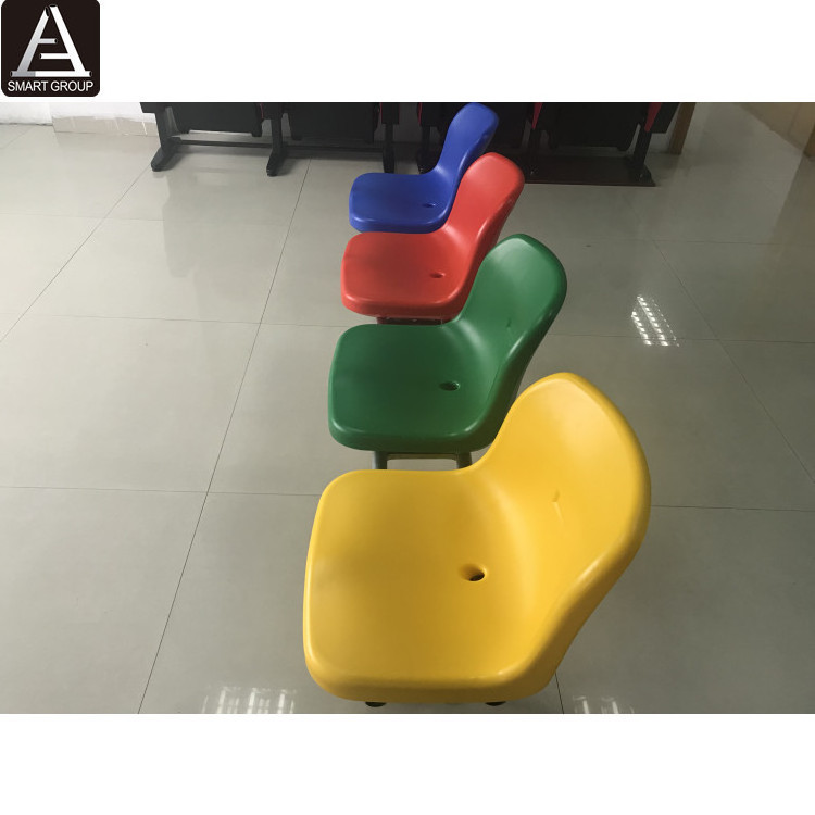 Hot Sale Football Stadium Seat Direct Manufacturer Plastic Bucket Chairs HDPE  Fixed Plastic Stadium Seating