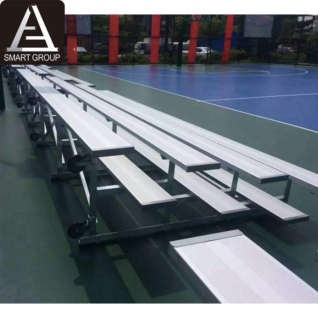 Aluminium school bench sports grandstand used portable bleachers for sale