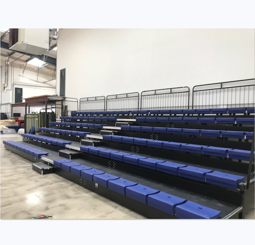 Best-selling indoor removable bleachers plastic retractable stadium seats used folding bleachers