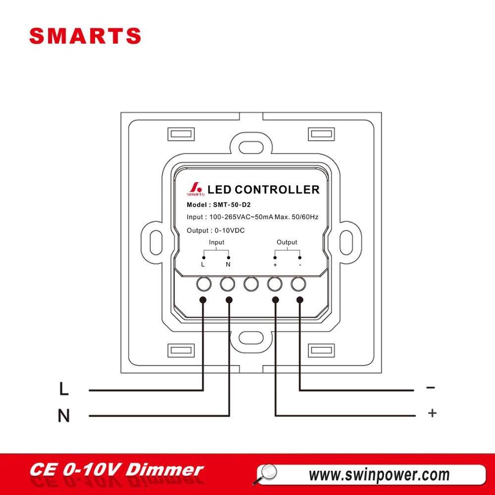 European standard 0-10v led controller dimmer touch panel led light dimmer