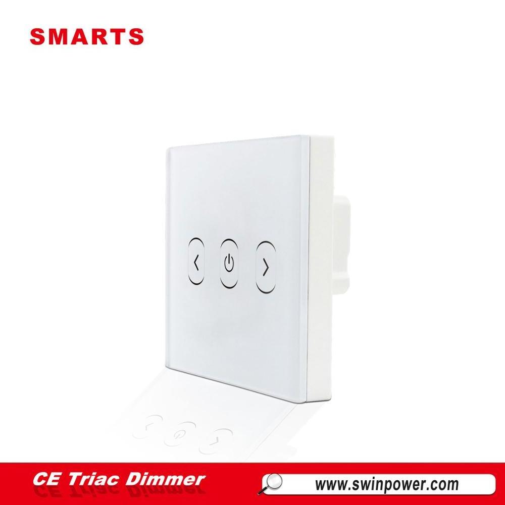 EU Standard triac Dimmer Led Light dimming Control Wall Dimmer Switch