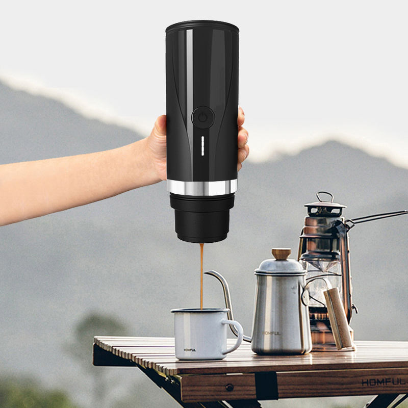 Portable French Press Coffee Maker Coffee Travel Mug Hand Pressure Coffee Pot For Car