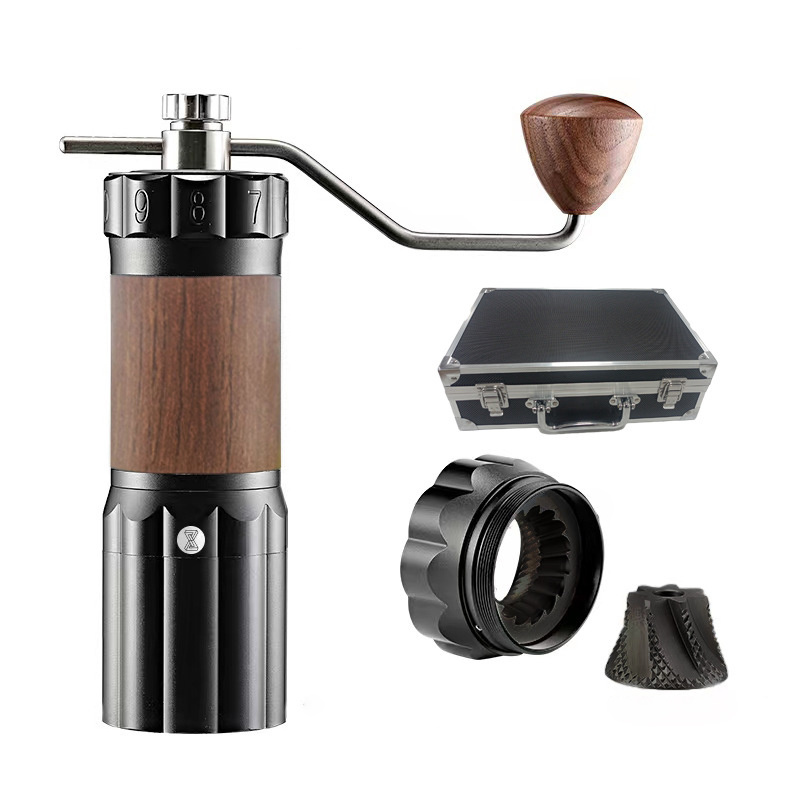 High Quality 420 Stainless Steel Burr Espresso Mini Small Hand Mill Portable Manual Coffee Grinder