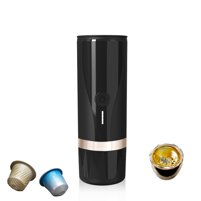 Wholesale single serve PCM01 Multifunctional Black/white  Portable Mini Coffee Maker Espresso Machine for travel outdoor home