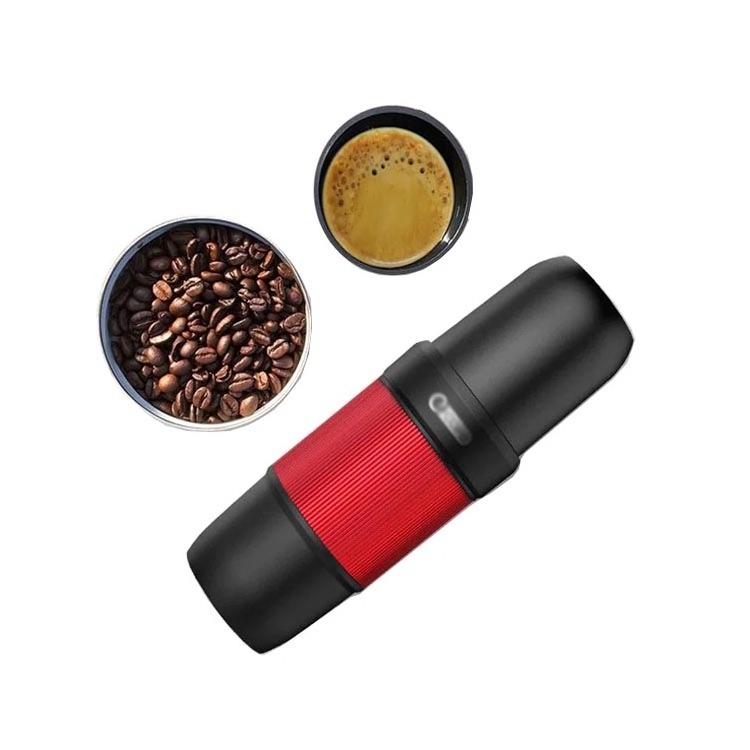 2 in 1 Capsule  Ground Mini Espresso Portable Coffee Maker Hot and Cold Extraction USB Electric Coffee Cup