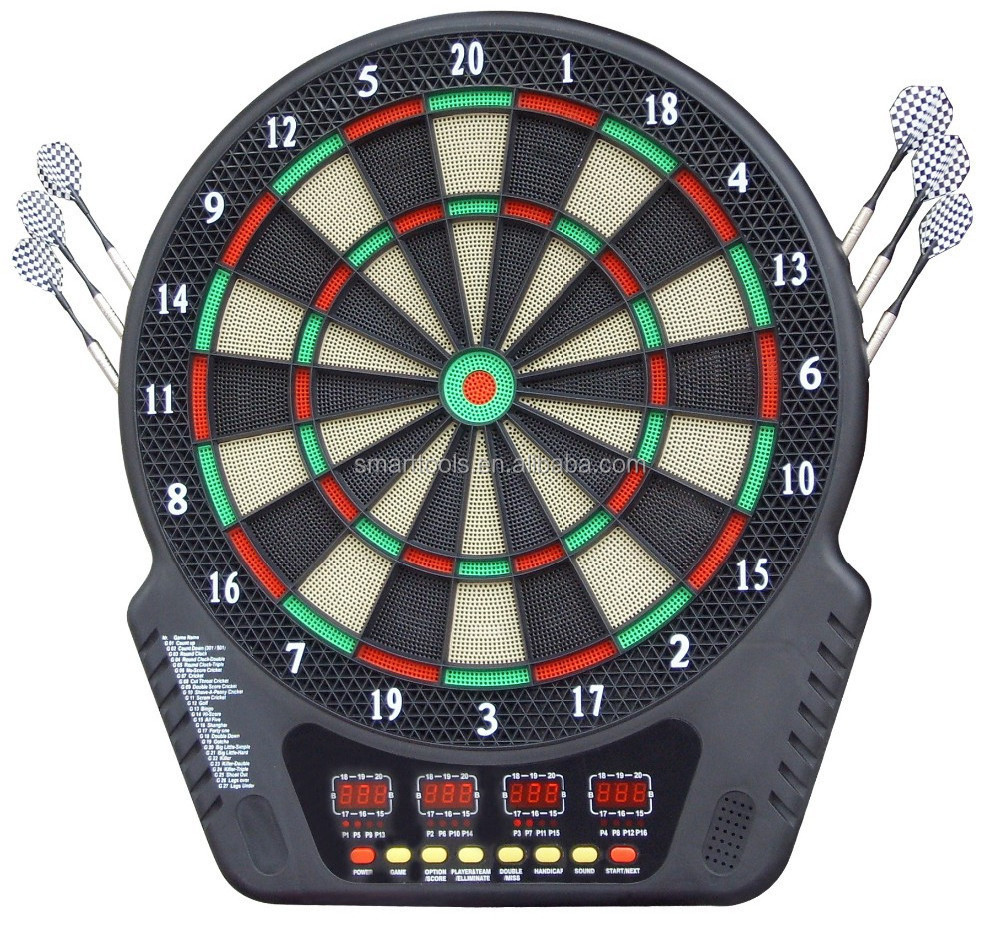 4 LED Electronic Dartboard/Cabinet Electronic Dartboard/magnetic dartboard