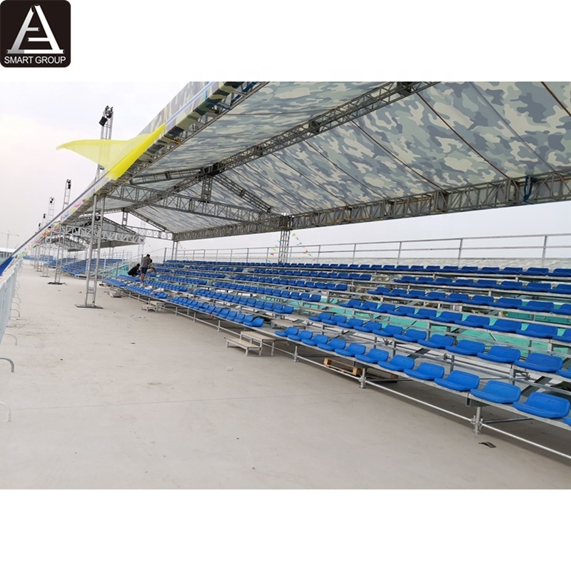 Scaffolding Grandstand Seating Outdoor Temporary Steel Bleachers Stadium Stand for Football