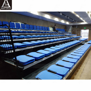 CE Certification Indoor Stadium Seating Basketball court Telescopic Bleachers