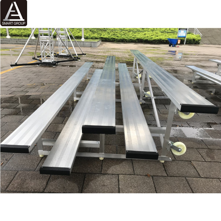 Movable Aluminum Bleachers Outdoor Bleachers Seating For Sport Court Or Stadium Bleachers