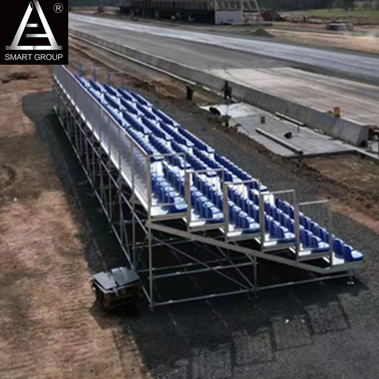 30M 6 rows football tribunes outdoor grandstand used bleachers for sale