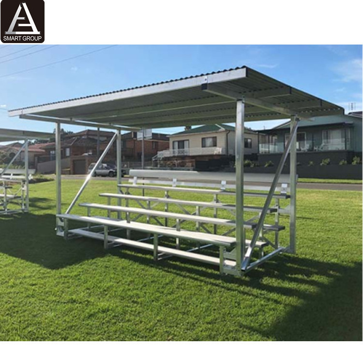 Professional Production Aluminum Tennis Court Bleacher Stadium Steel Grandstand Bleachers