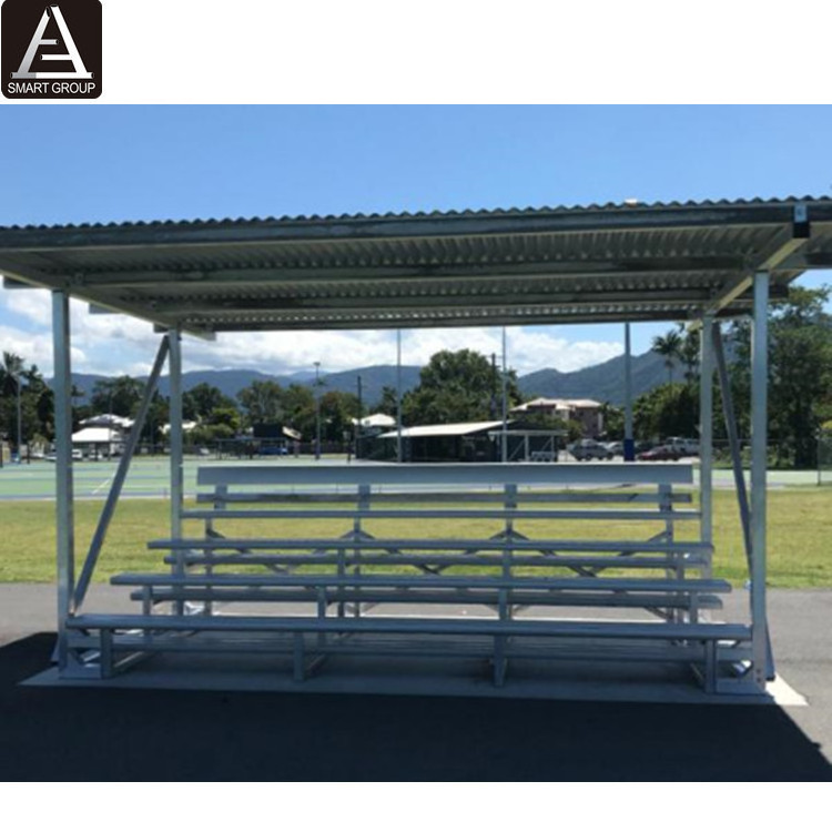 Professional Production Aluminum Tennis Court Bleacher Stadium Steel Grandstand Bleachers