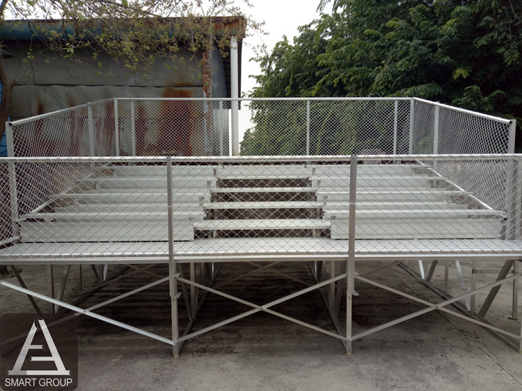 Hot sale aluminum football bleachers stadium seats elevated bleachers