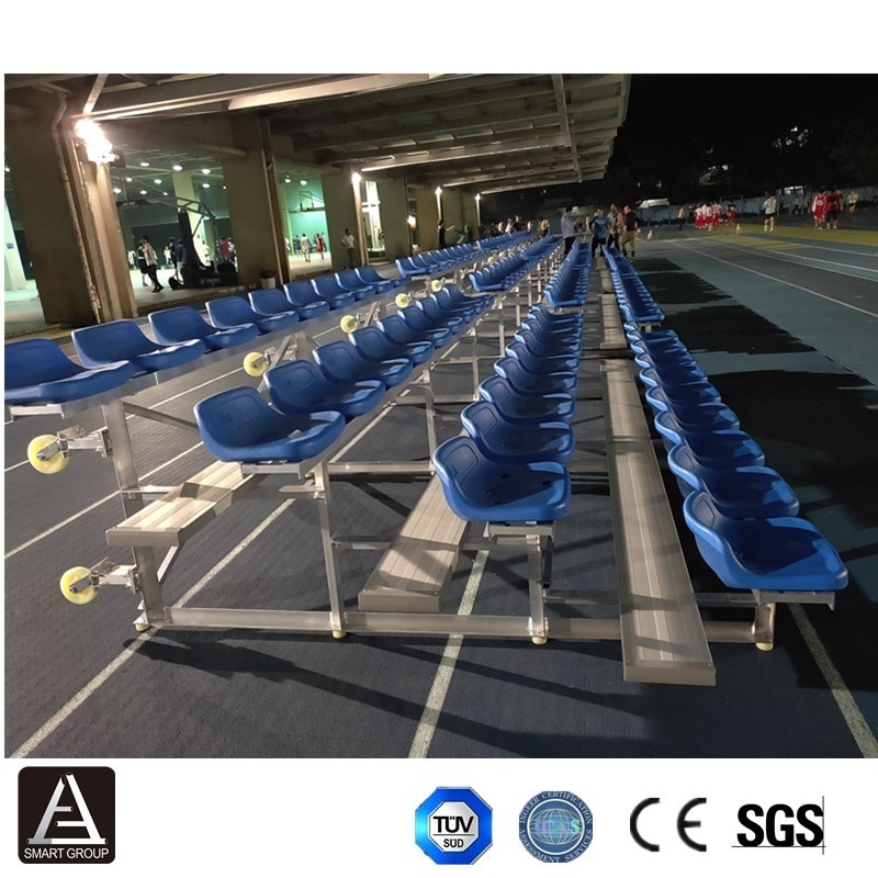 Hot Sell Aluminum Bleachers Portable Bleachers Seating Used Stadium Bleacher Chair